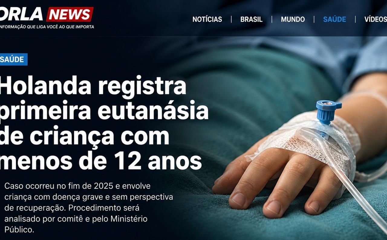 Foto da matéria: Holanda registra primeira eutanásia de criança com menos de 12 anos após mudança na lei